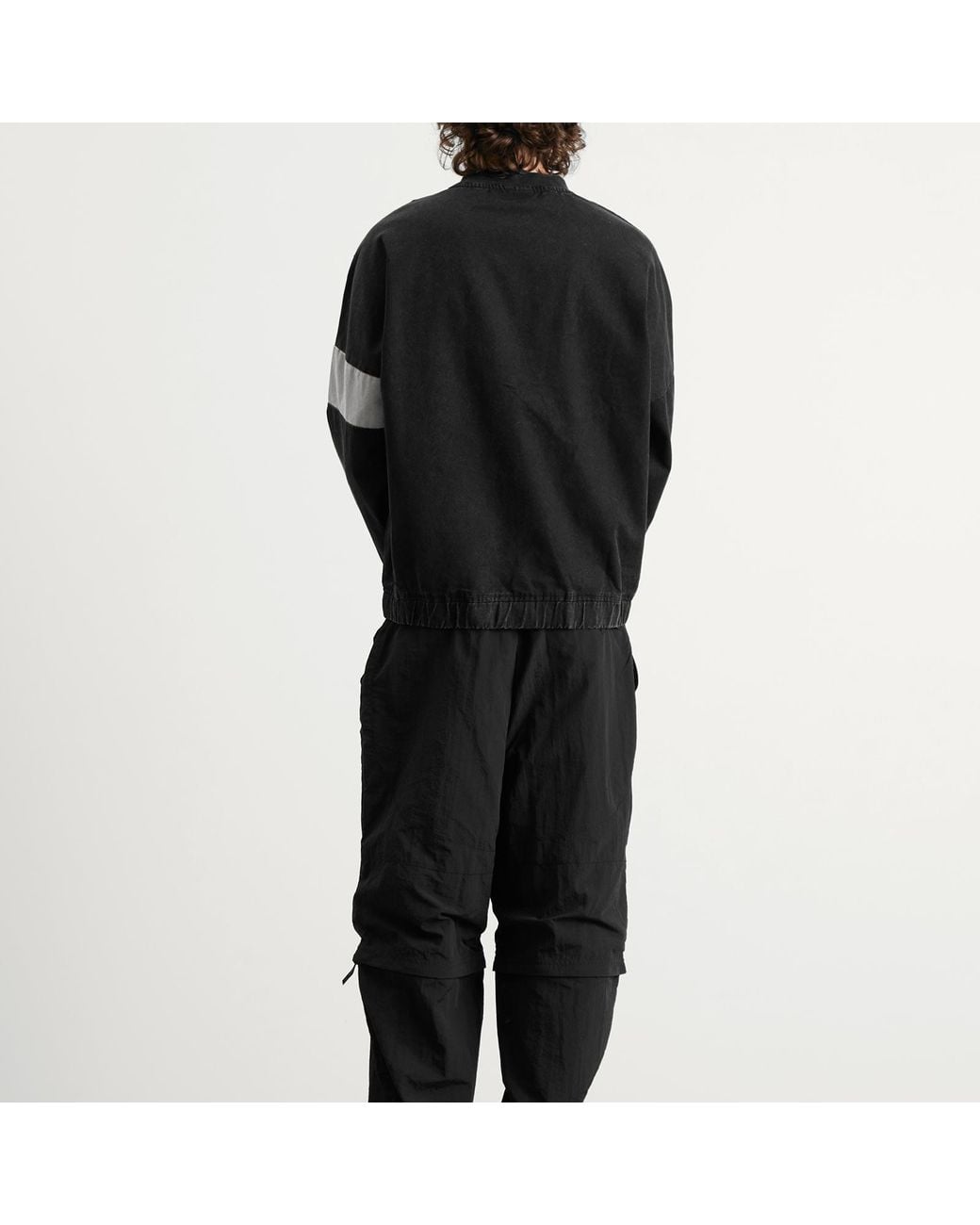 Umbro Black Washed Diamond Drill Sweat for men