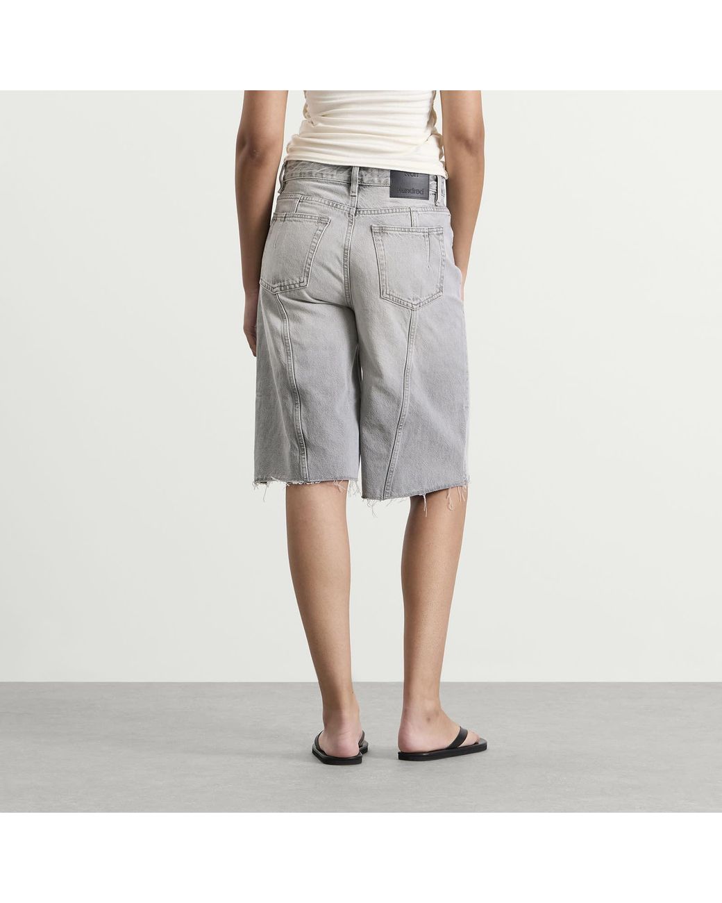 Won Hundred Gray Mika Denim Shorts