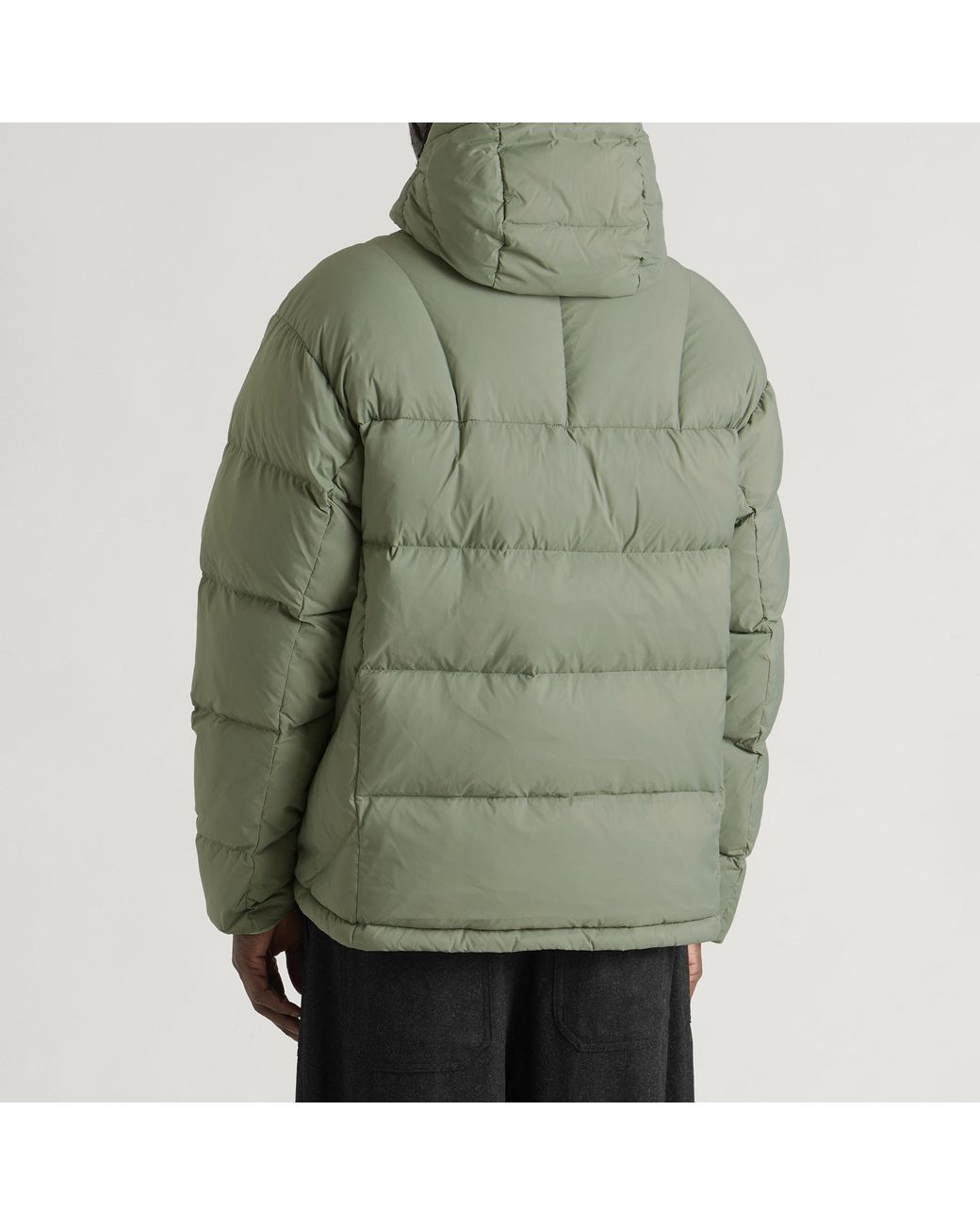 FRIZMWORKS Green Altavia Down Parka for men