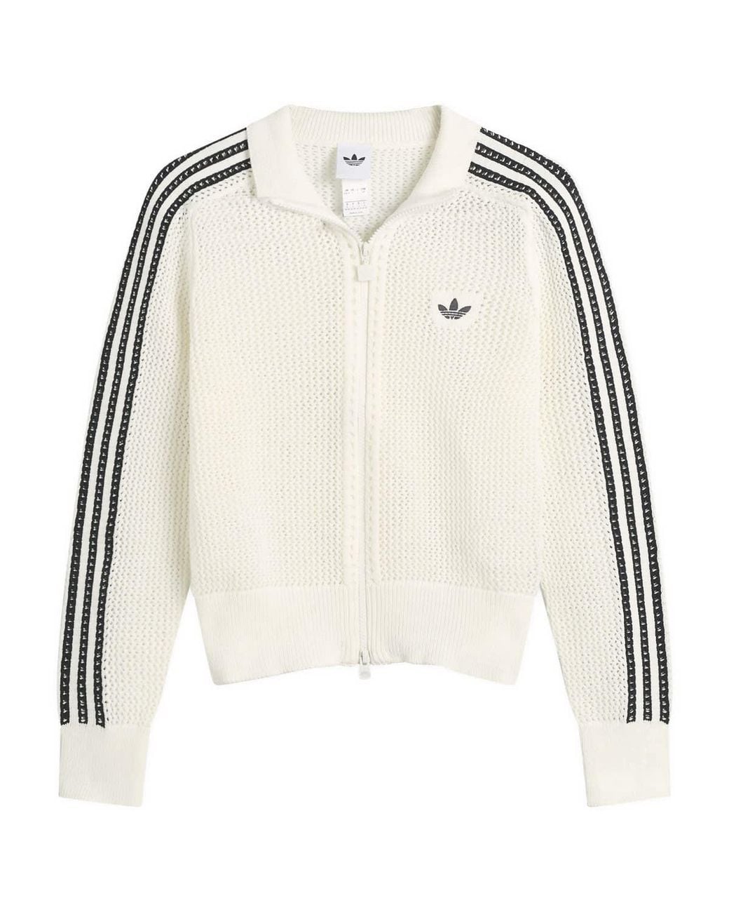 Adidas Natural Crochet Track Top
