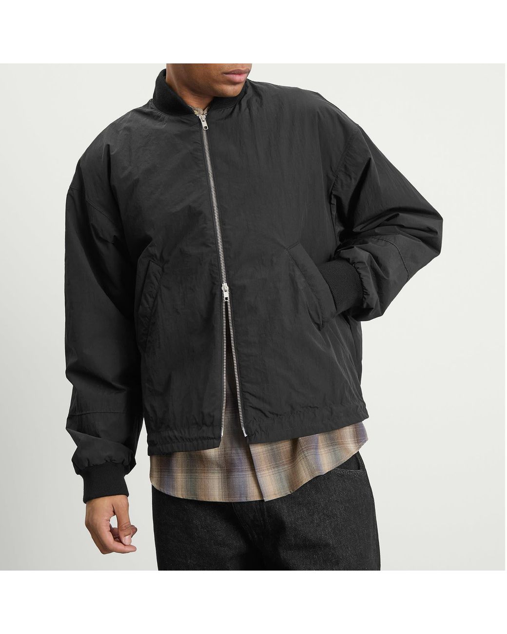 YMC Black Basement Bomber Jacket for men