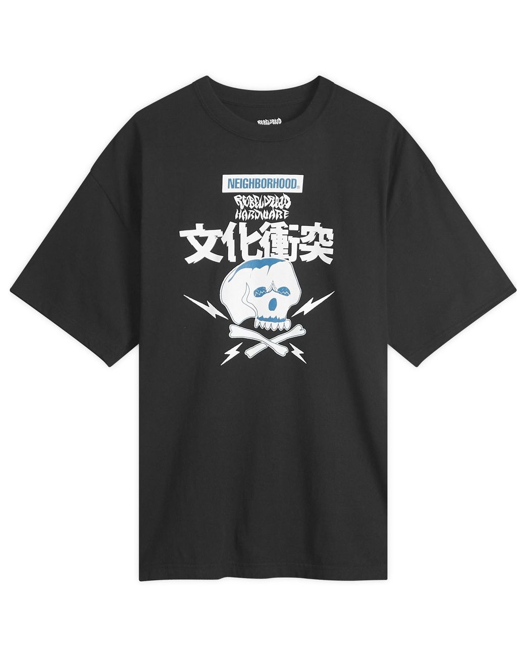 Neighborhood X Rebel Dread Hardware T-Shirt 3 in Black for