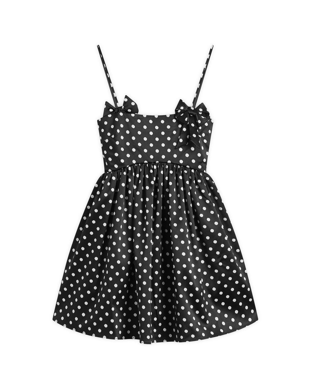 Ganni Black Mini Strap Dress
