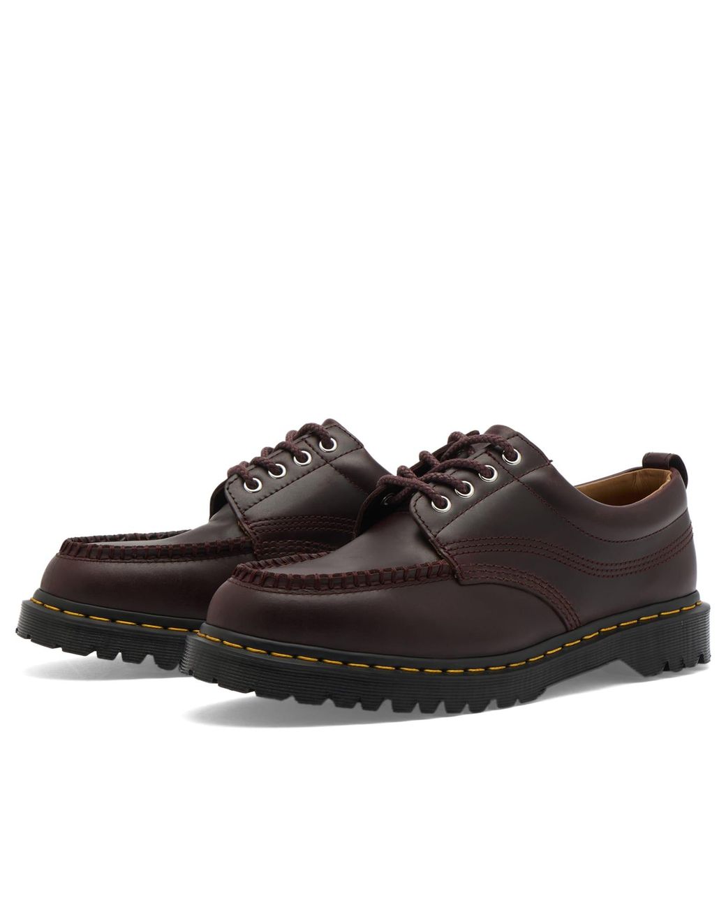 Dr. Martens Brown Lowell 4 Eye Shoe for men