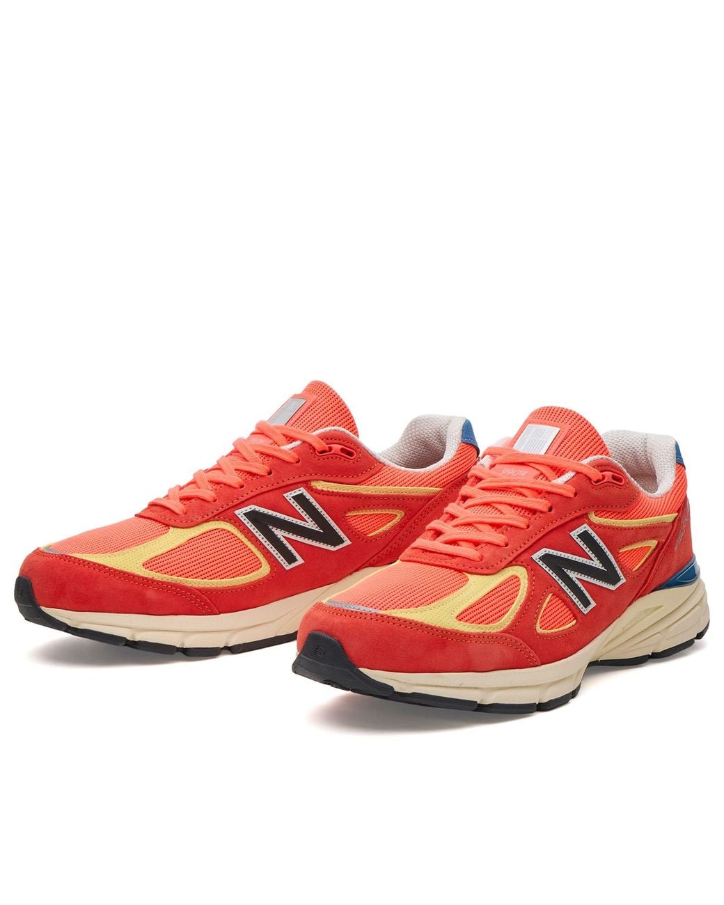 New Balance Red 990V4 Sneaker