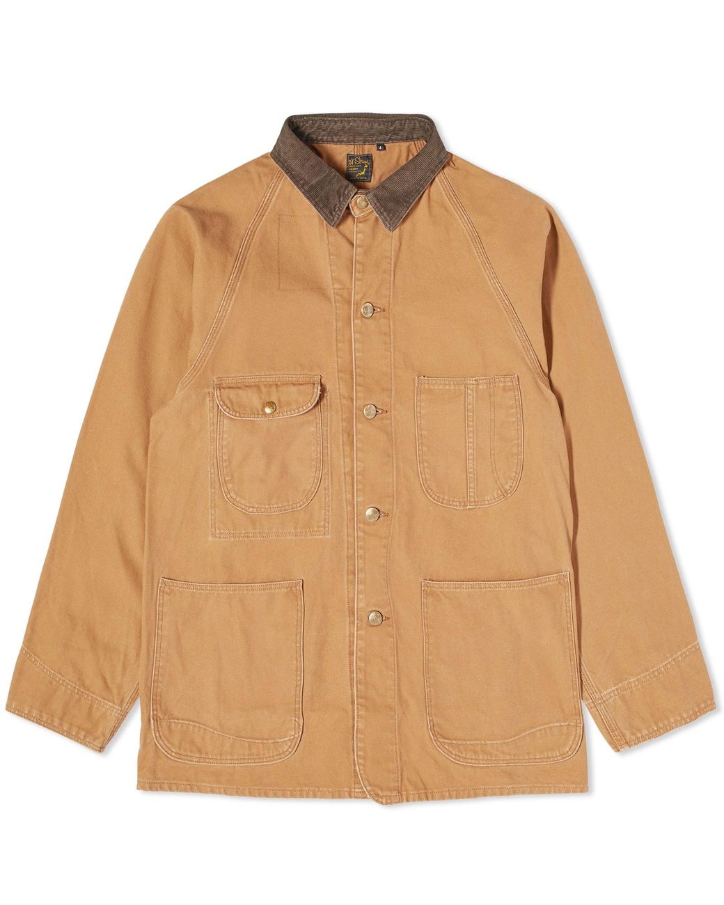 Orslow 1950's Duck Coverall Jacket in Natural for Men | Lyst Canada