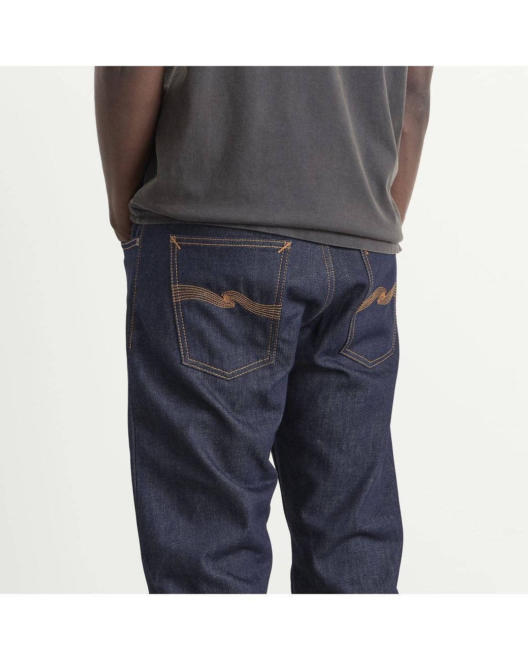 Nudie Jeans Blue Steady Eddie Ii Tapered Jeans for men