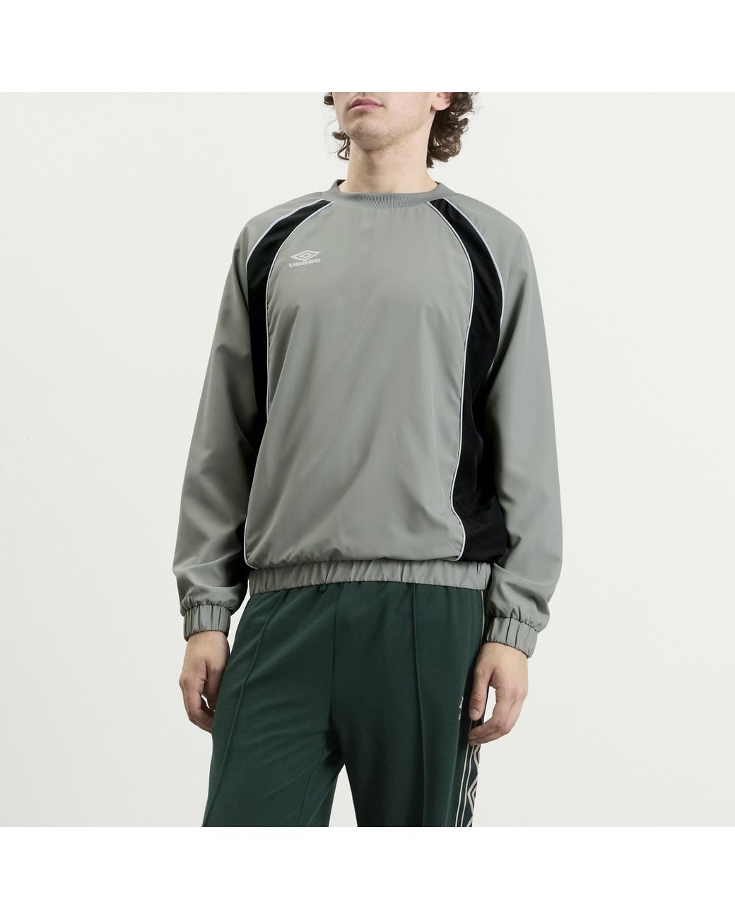 Umbro Gray Panelled Sweatshirt for men