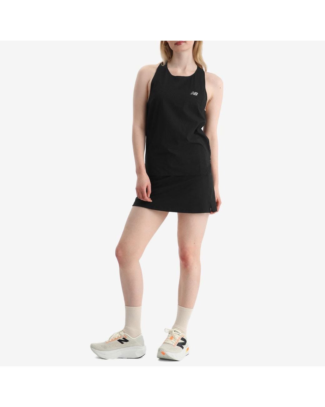 New Balance Black Race Day Ultra Light Singlet