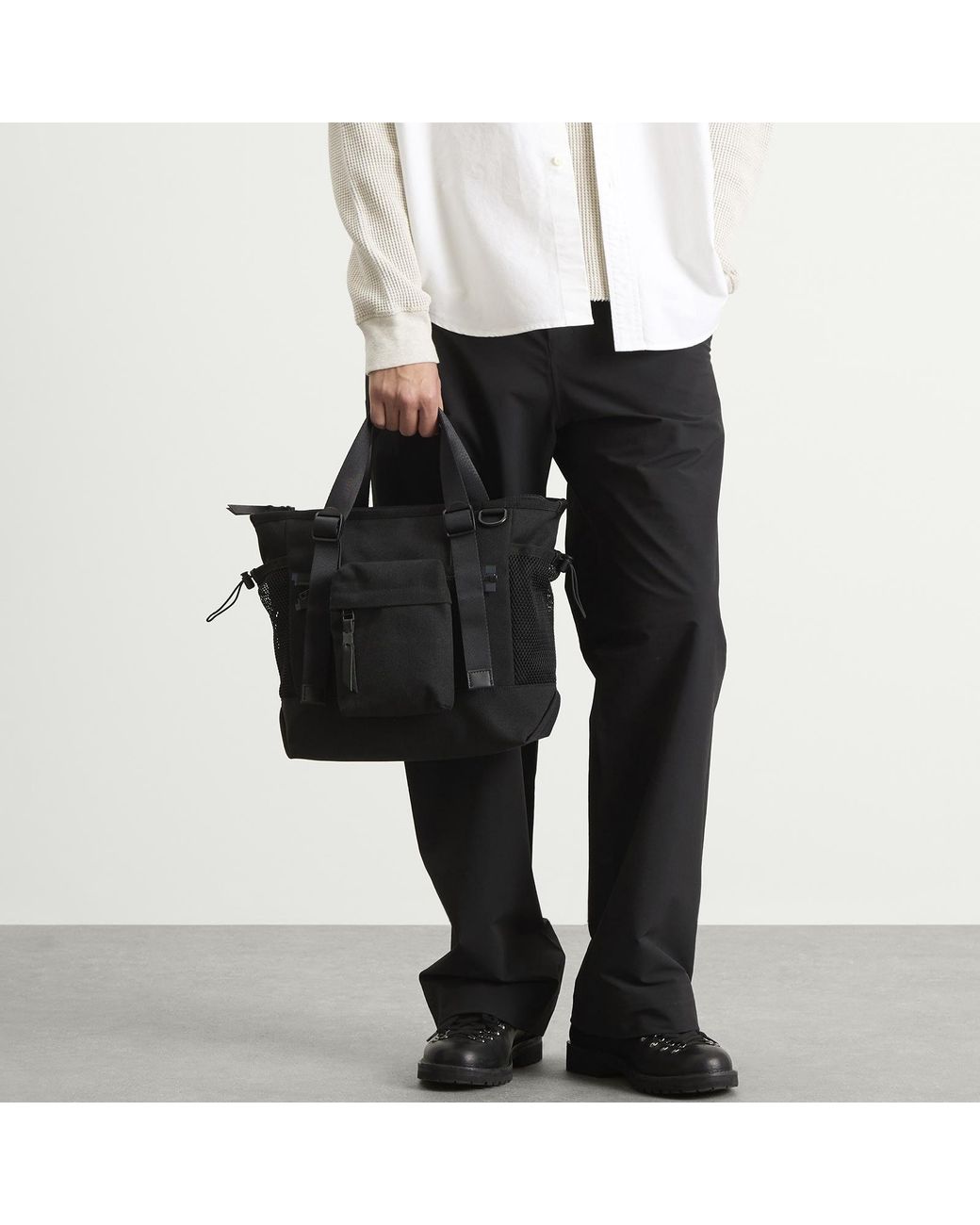 Hender Scheme Dual Tote Bag in Black | Lyst