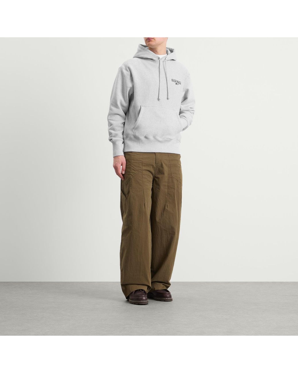 Service Works Gray Trademark Hoodie for men