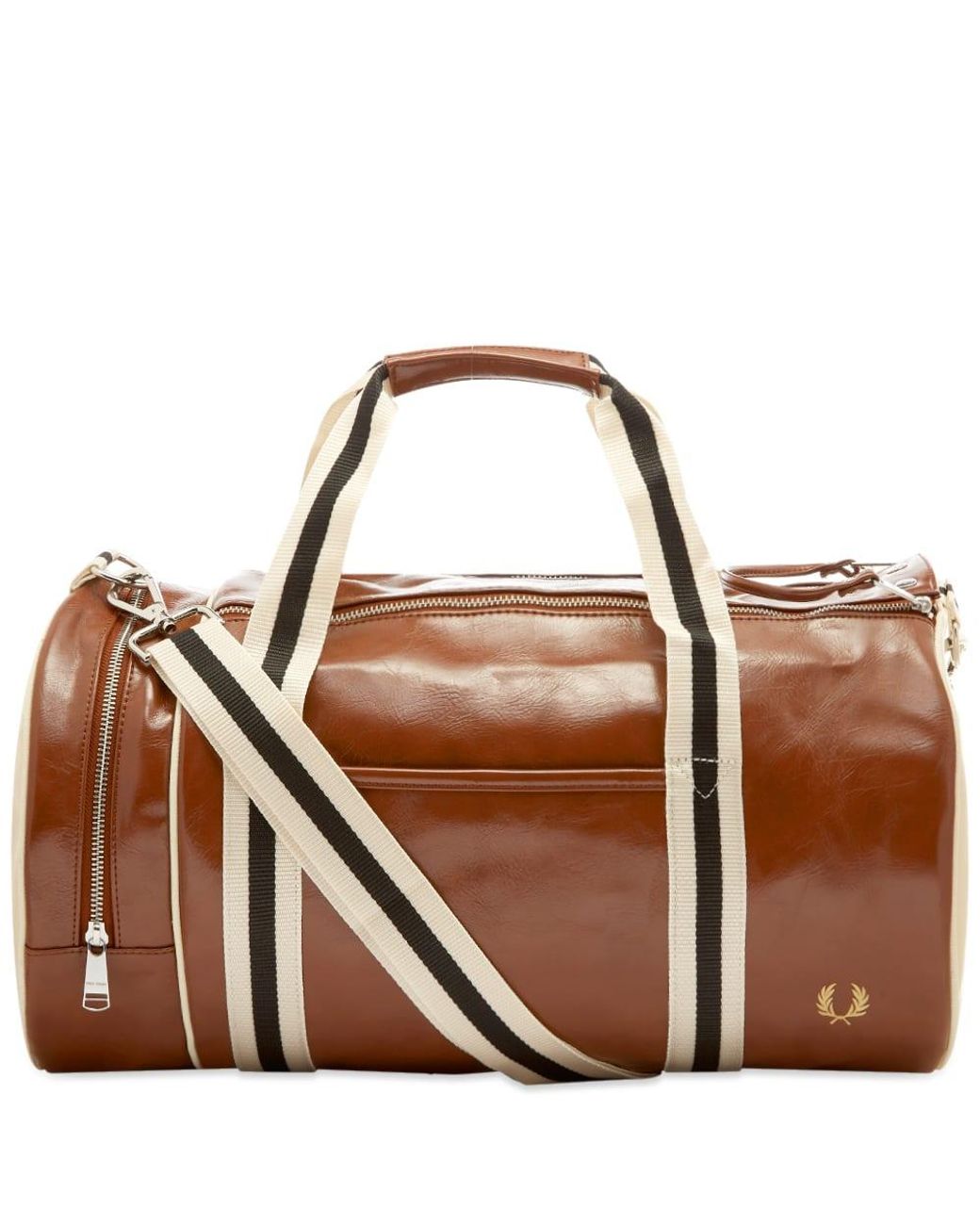 Fred Perry Classic Barrel Bag in Brown for Men | Lyst