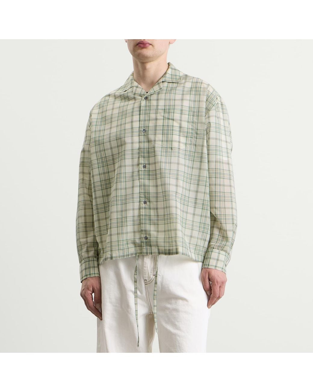 Ami Paris Check Veil Boxy Shirt for Men | Lyst