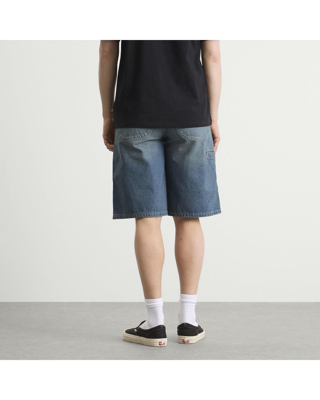 Dickies Blue 958 Loose Denim Shorts for men
