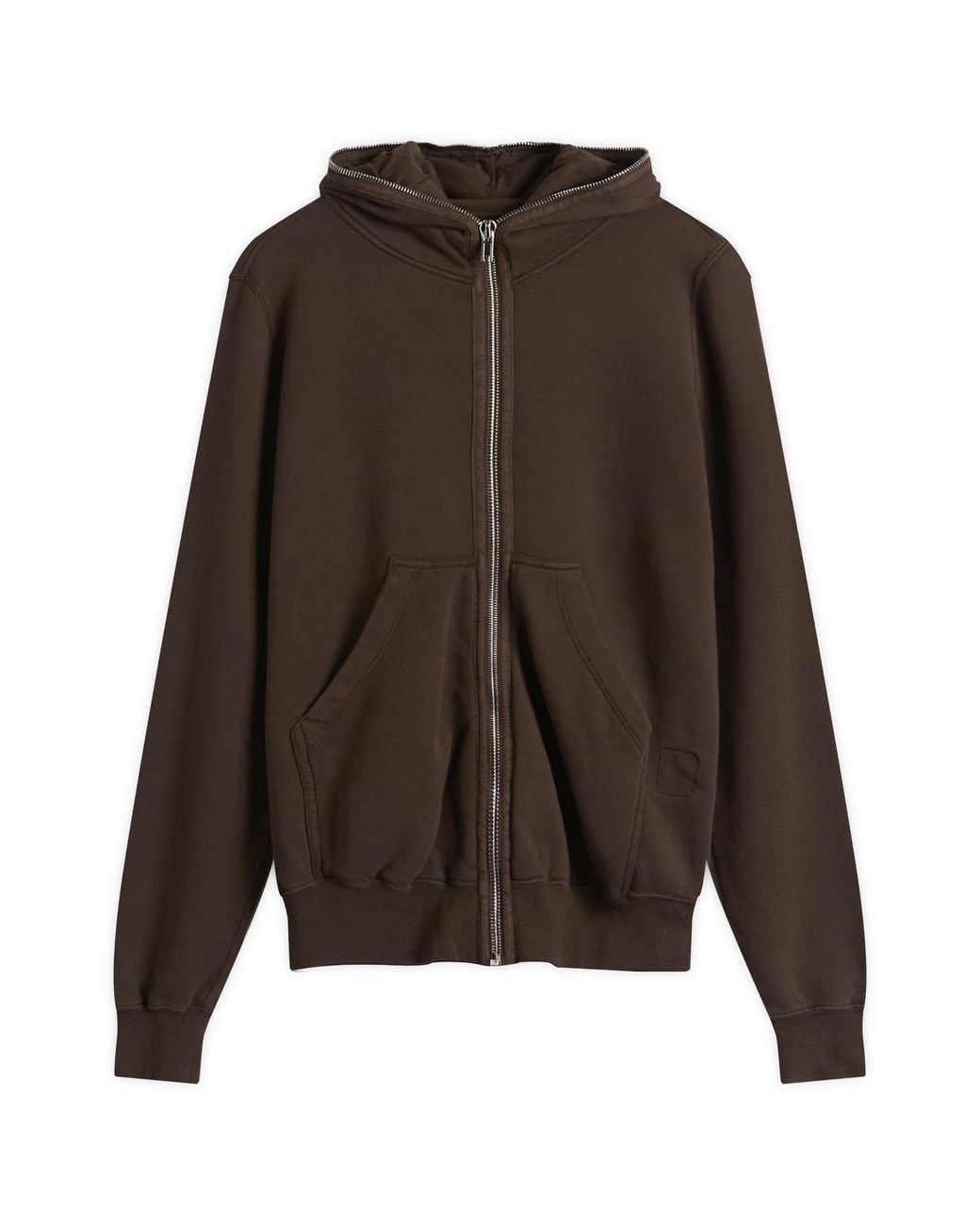 Rick Owens Brown Gimp Hoodie for men
