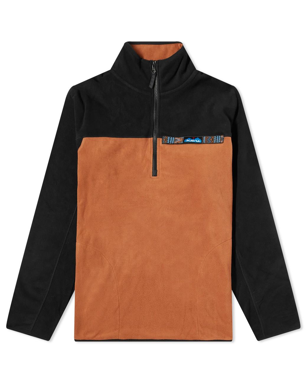 Kavu Winter Throwshirt Half Zip Fleece in Green for Men Lyst UK