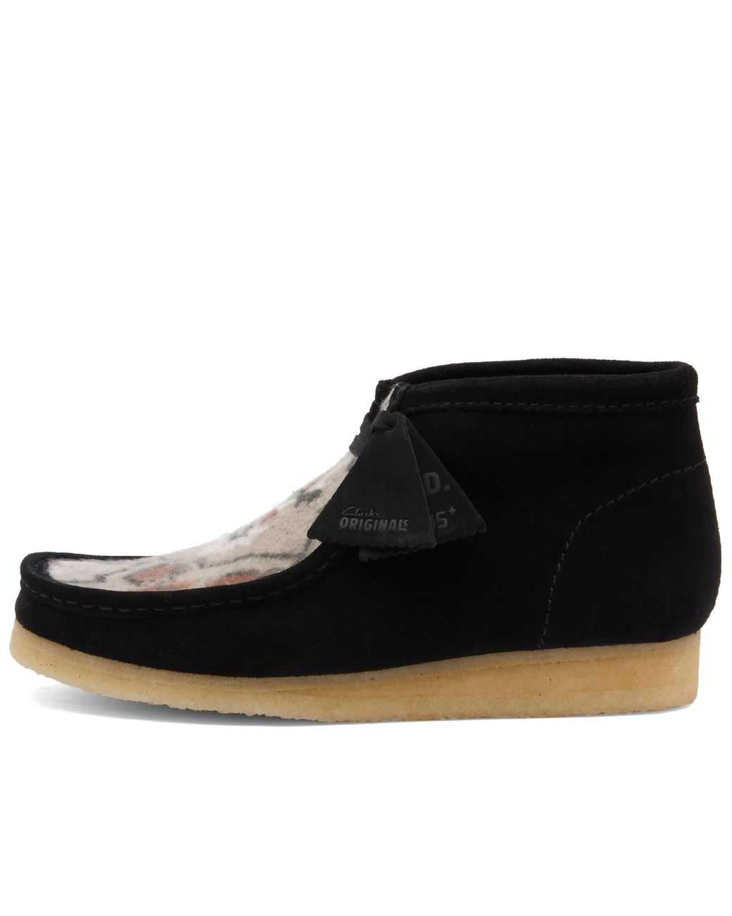 Clarks End. X X Beams Plus 'Ski Club' Wallabee Boot in Black Clarks End. X X Beams Plus 'Ski Club' Wallabee Boot in Black