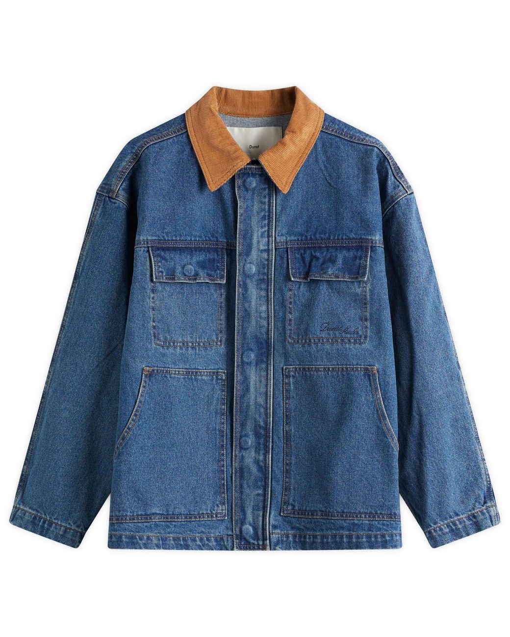 DUNST Vintage Denim Work Jacket in Blue | Lyst UK