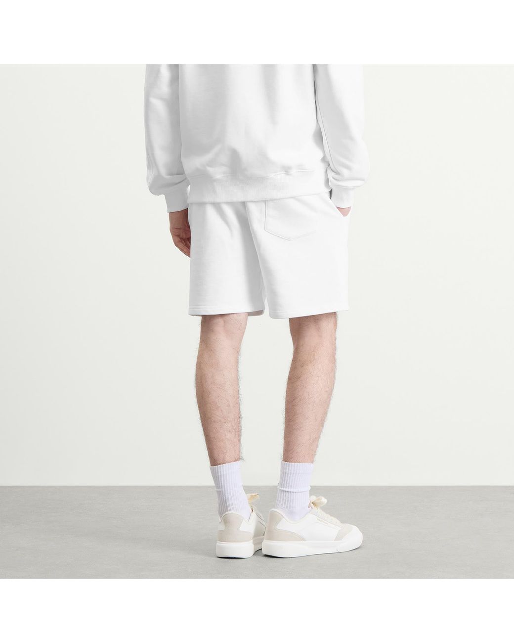 Casablanca White Tennis Club Icon Sweatshort for men
