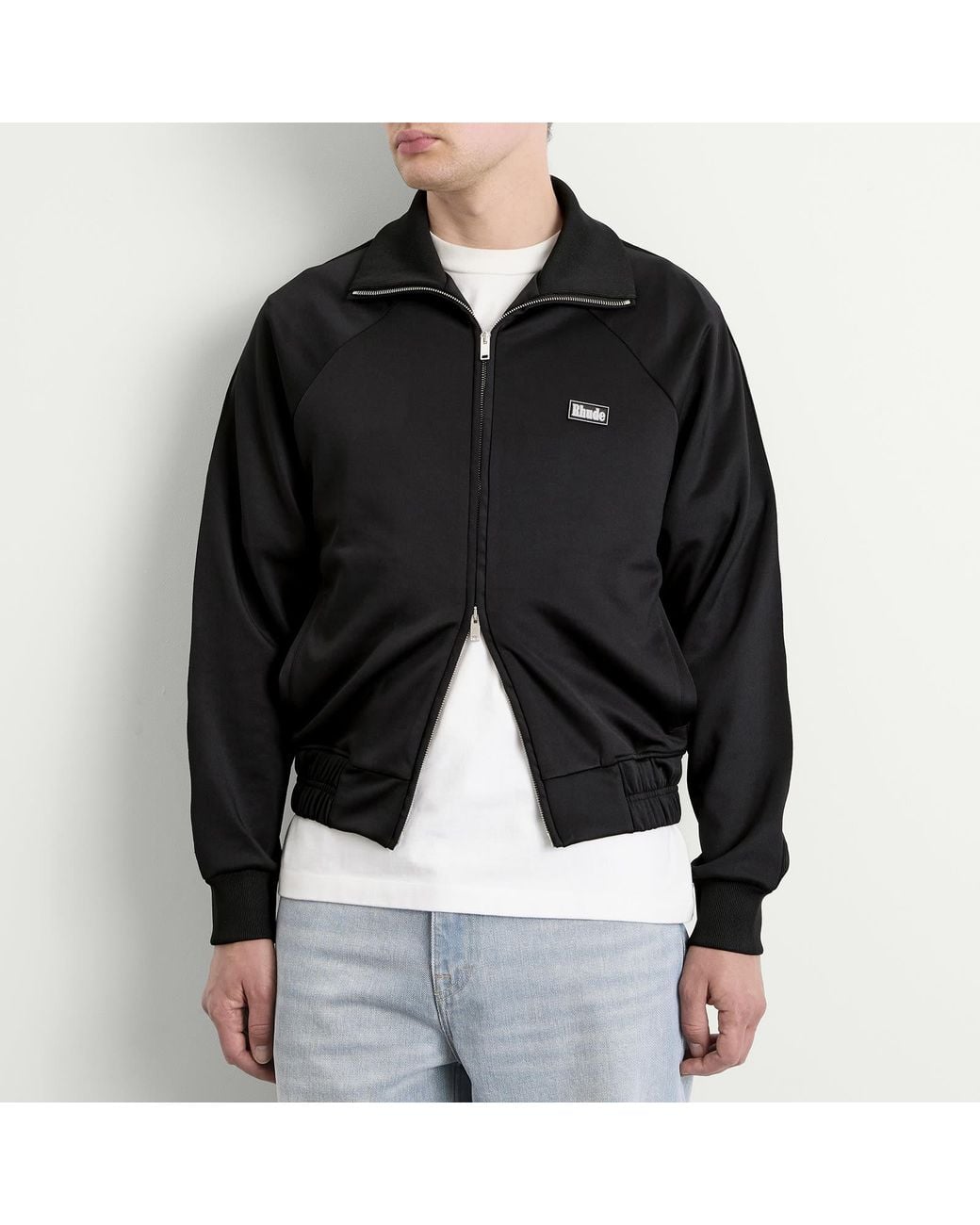 Rhude Black Madera Track Jacket for men