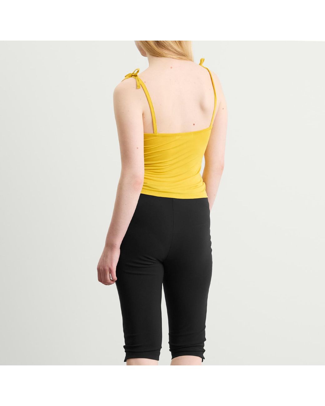 Peachy Den Yellow Kylie Cami Top