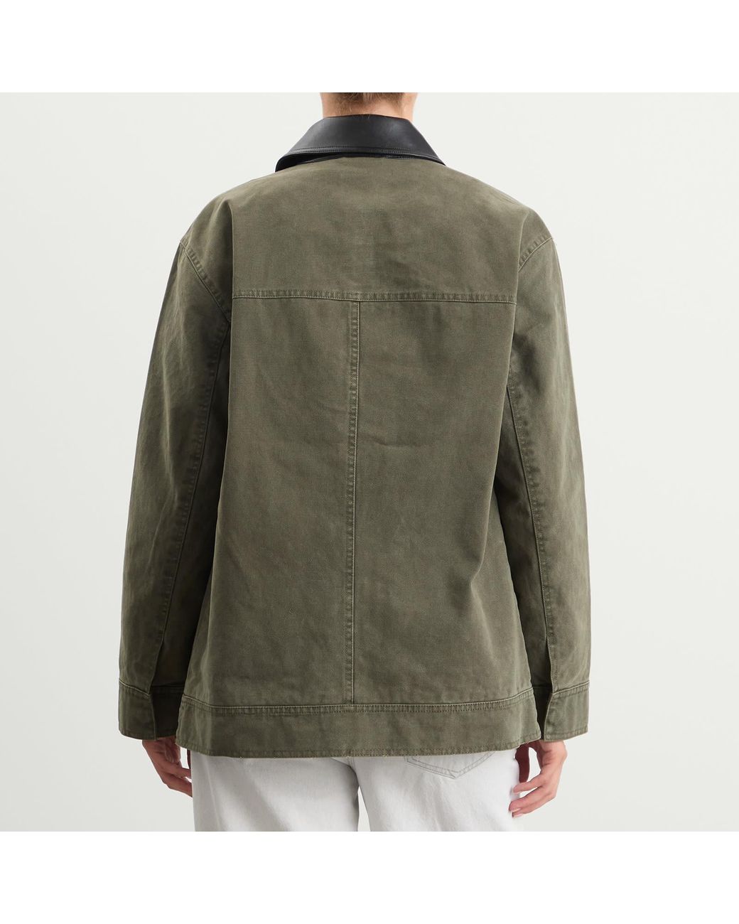 Anine Bing Green Sean Wax Jacket