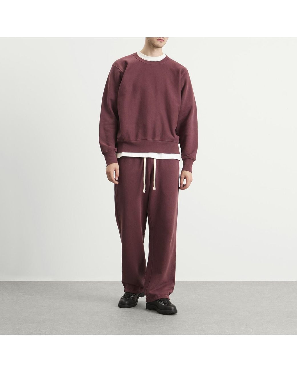Les Tien Red Heavyweight Classic Pant for men