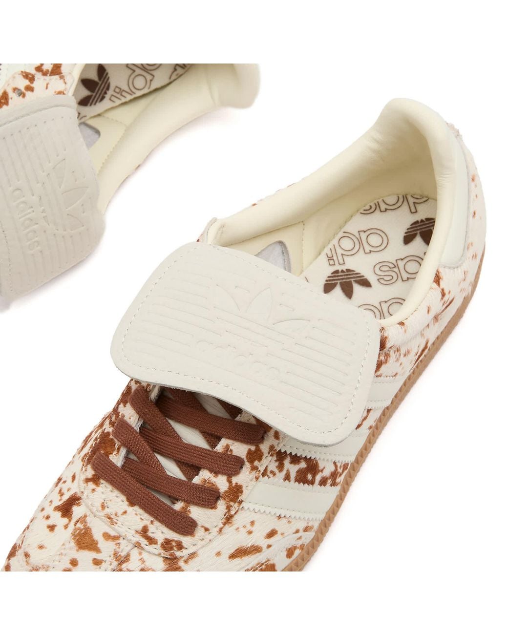 Adidas Natural Samba Lt Cow Print Sneakers