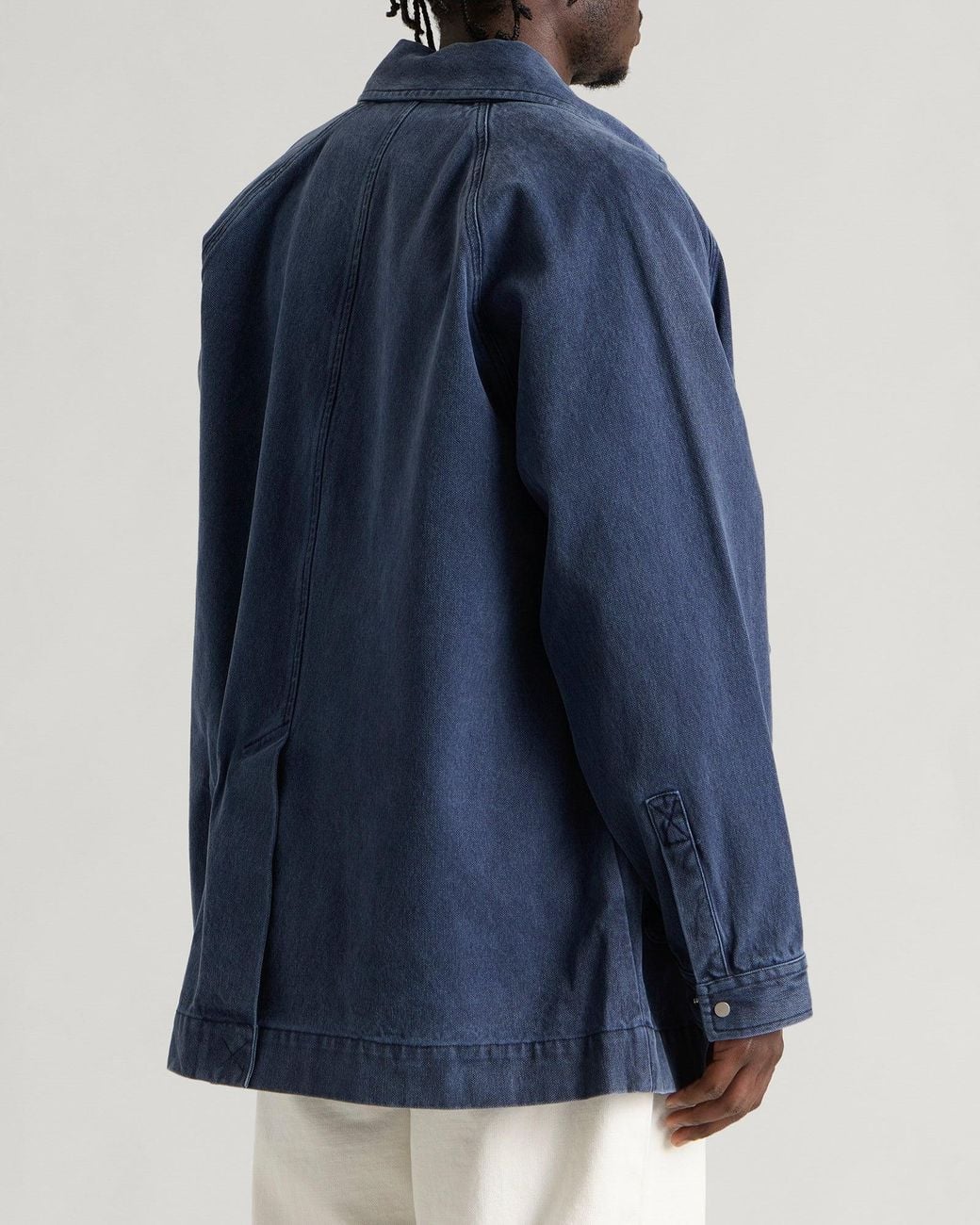 Folk Blue Carcoat Jacket for men
