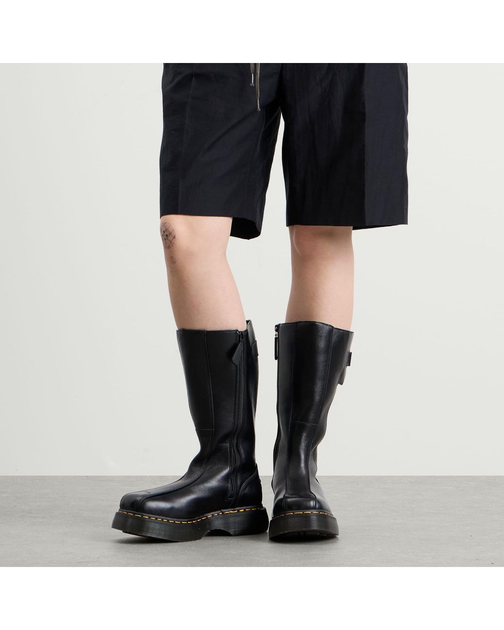 Dr. Martens Black Buzz Hi Boots