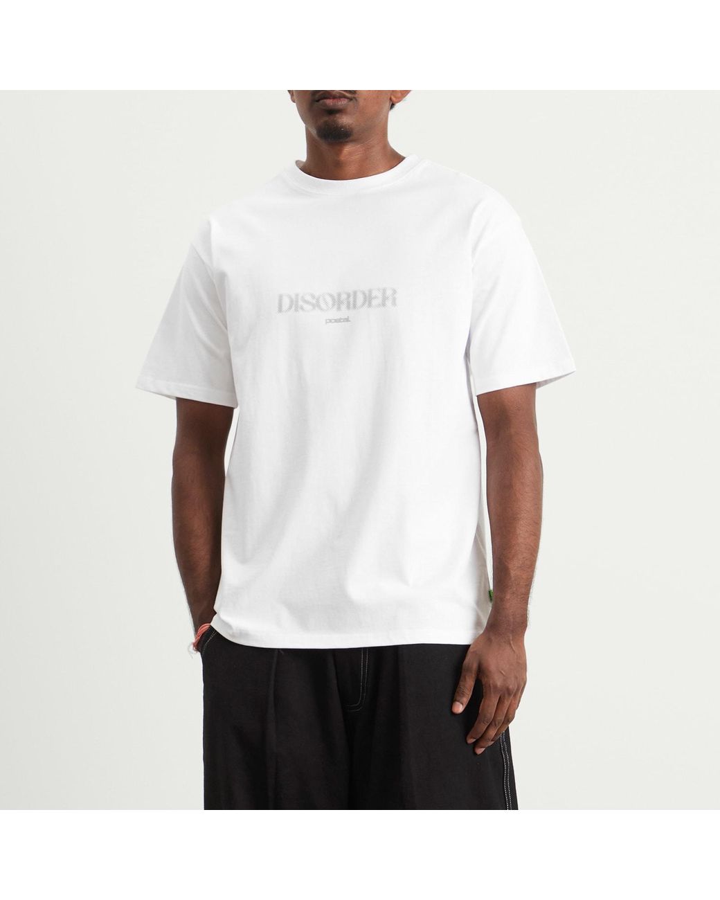 Postalco White Disorder T-Shirt for men