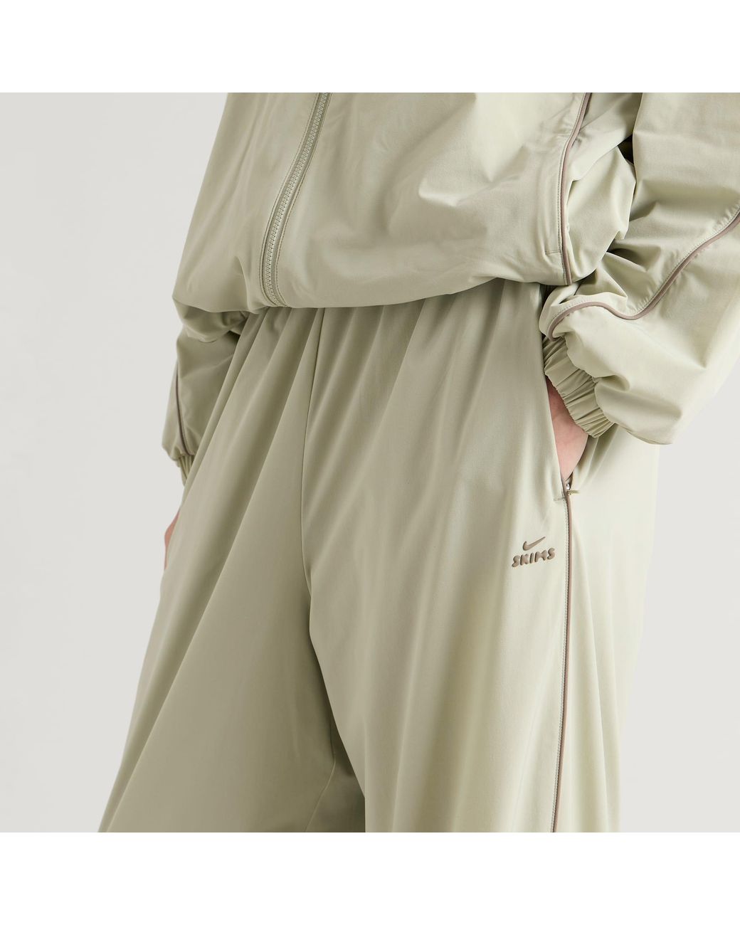Nike Green Skims Stretch Nylon Oversized Pants