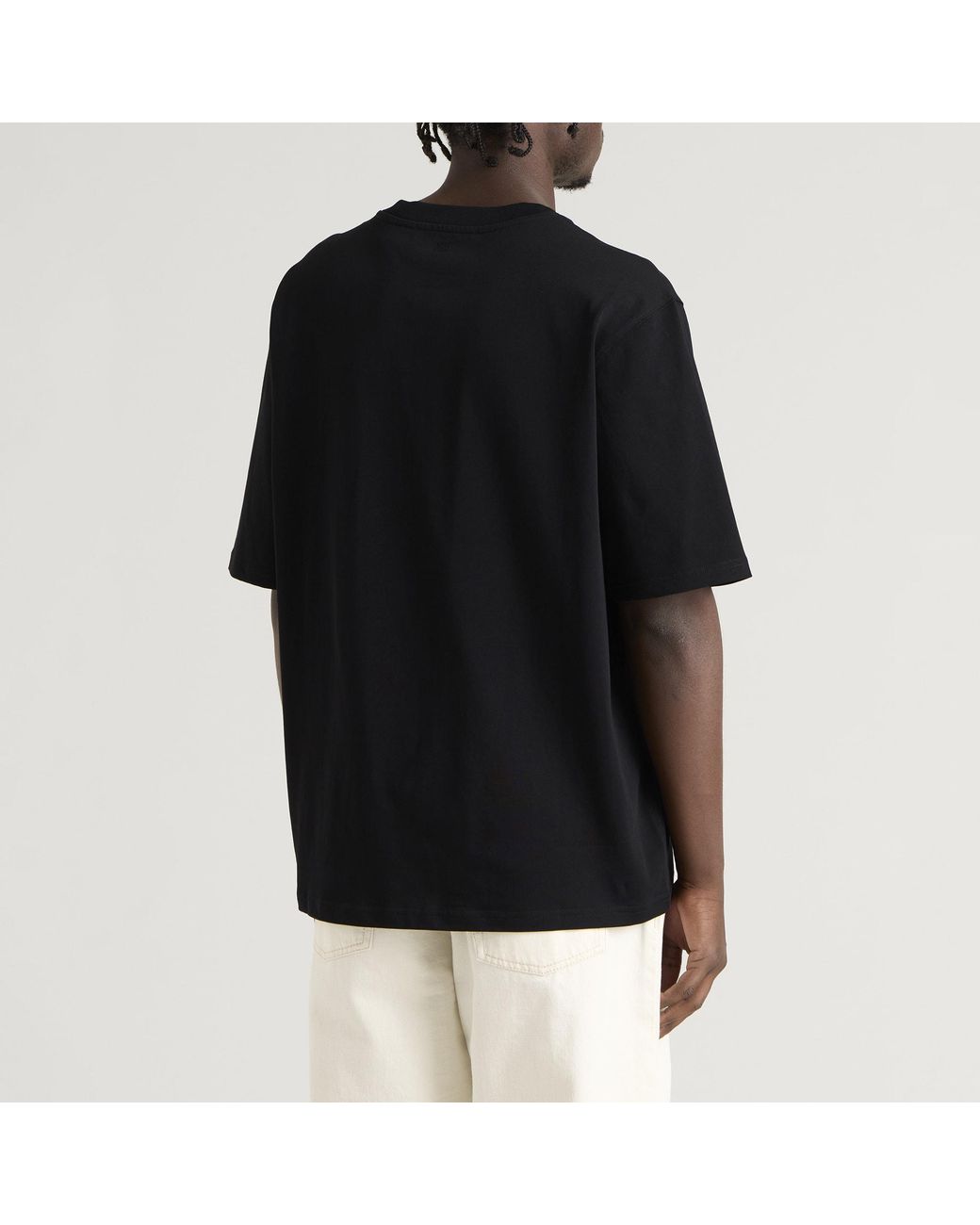 AMI Black Tonal Big Adc T-Shirt for men