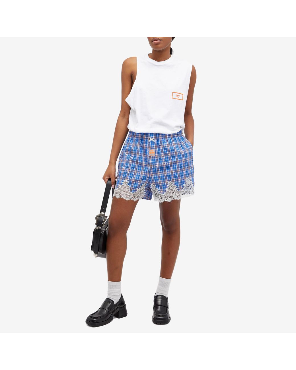 Martine Rose French Knicker Boxer Shorts in Blue | Lyst