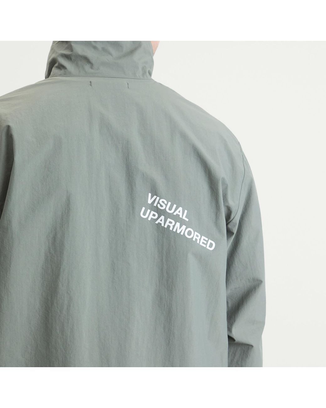 (w)taps Gray Track Jacket for men