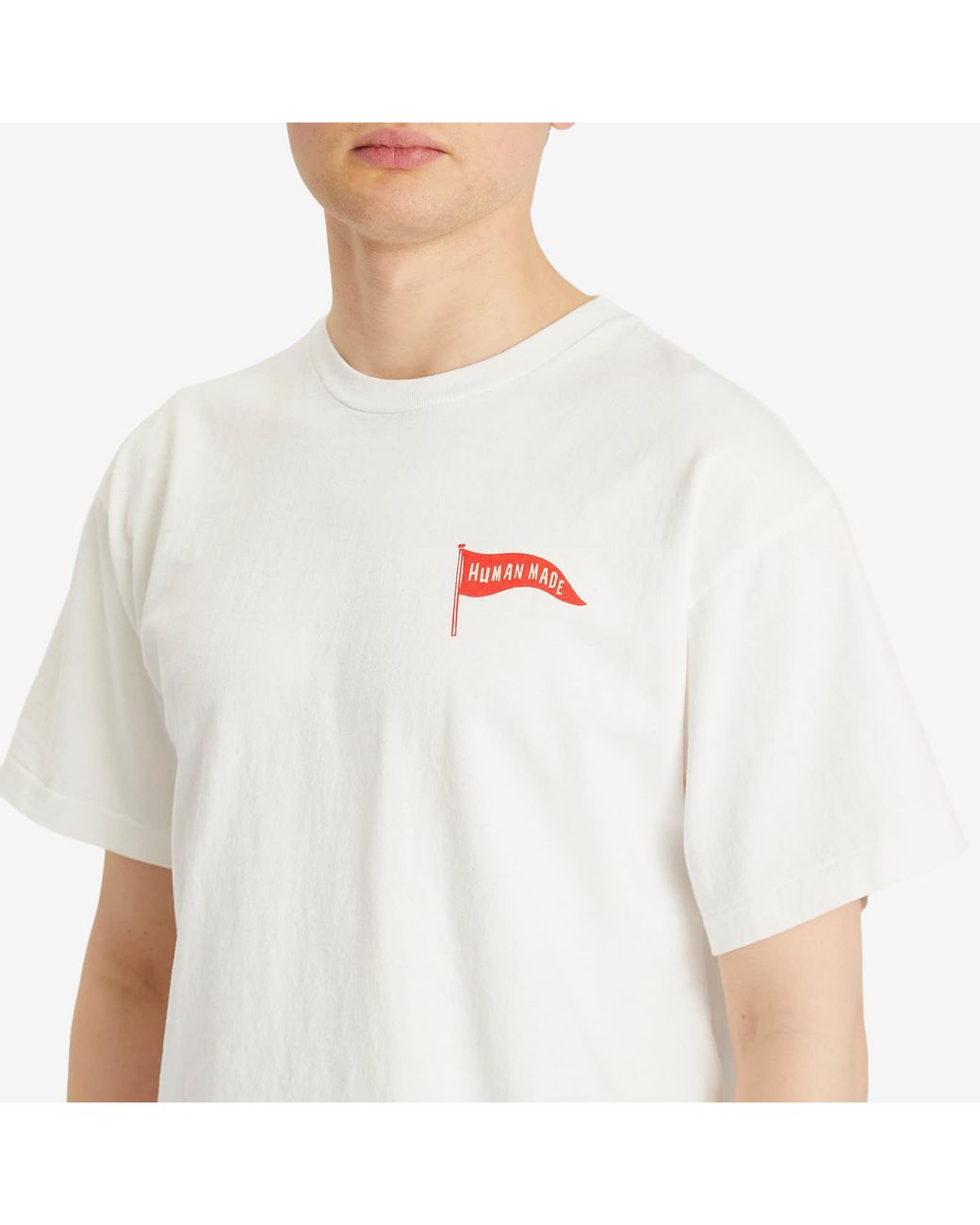 Human Made Polar Bear Flag T-Shirt in White for Men | Lyst