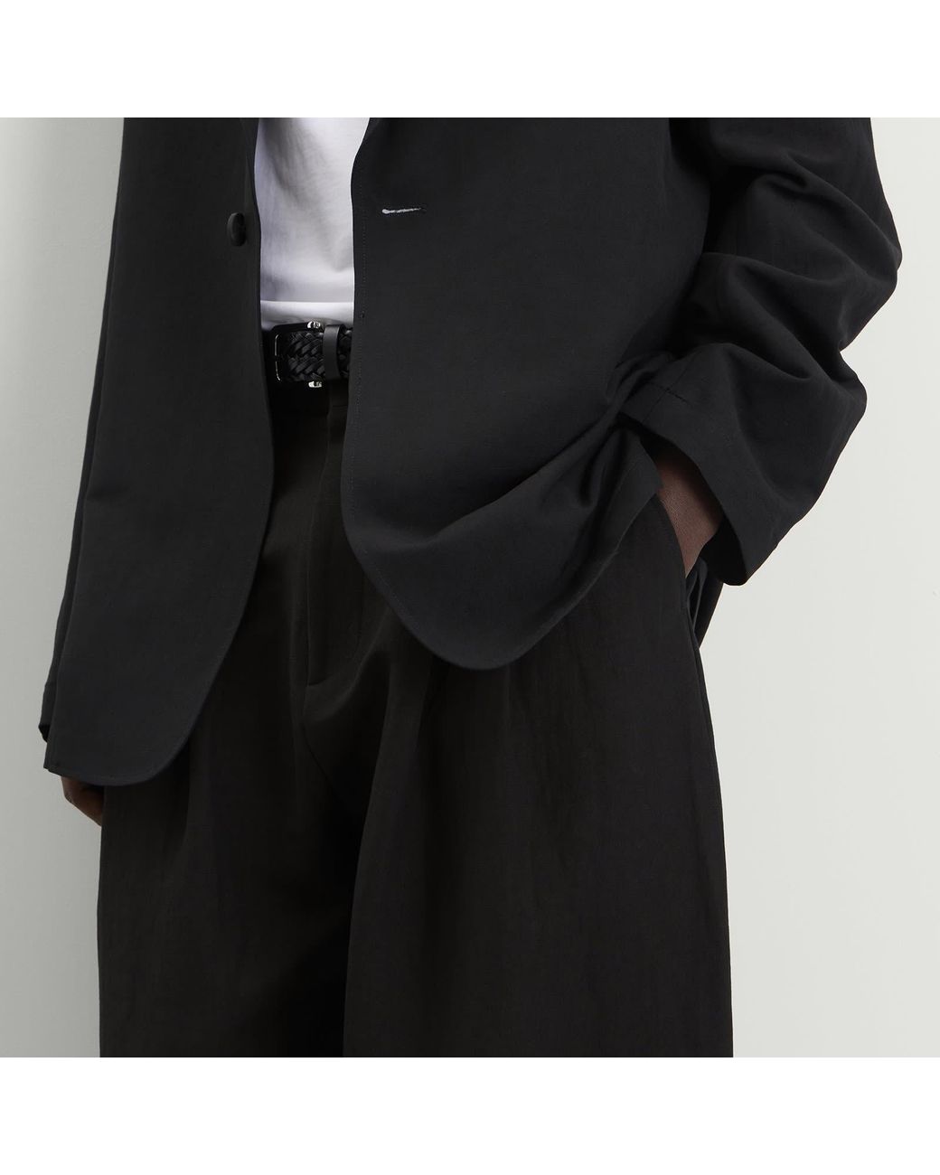Studio Nicholson Black Line Double Pleat Pant for men