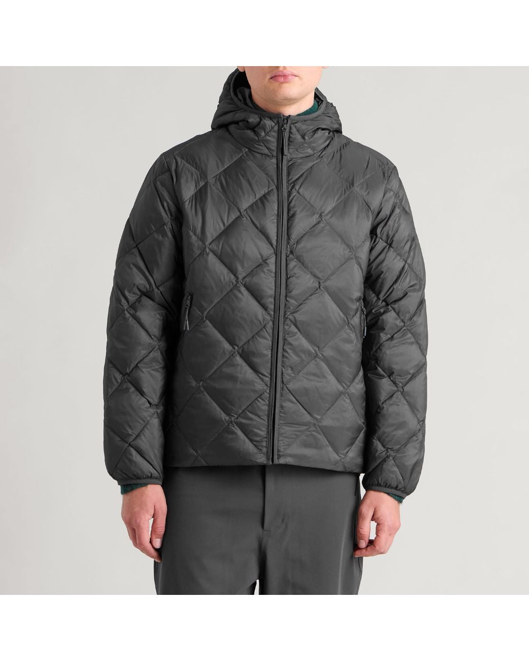 Hiking Patrol Black Base Lt Down Hooded Jacket for men
