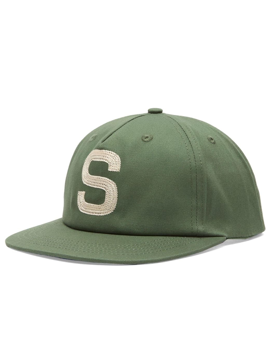 House Of Sunny Green Chain Stitch Emblem Cap