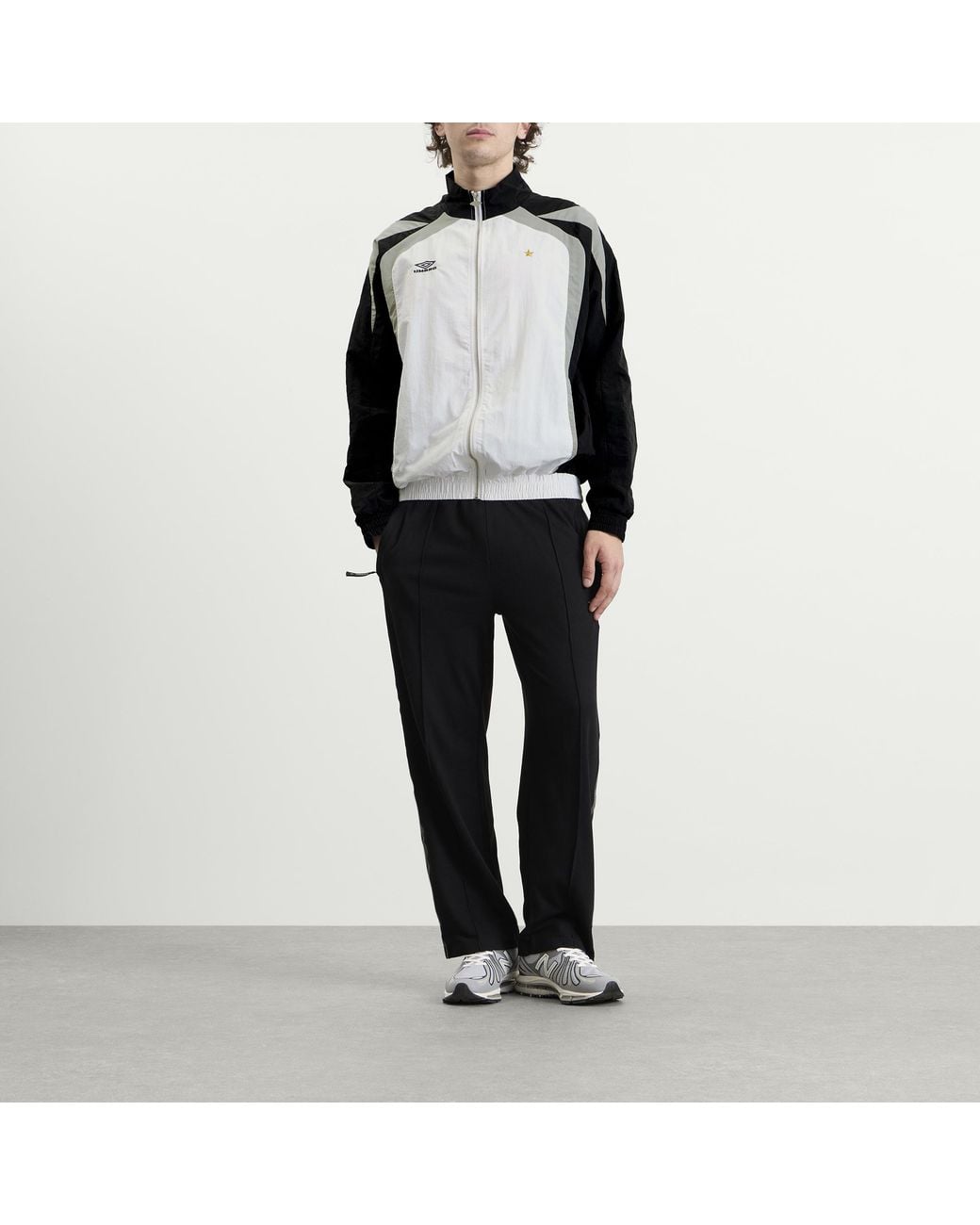 Umbro Black Relaxed Track Jacket for men