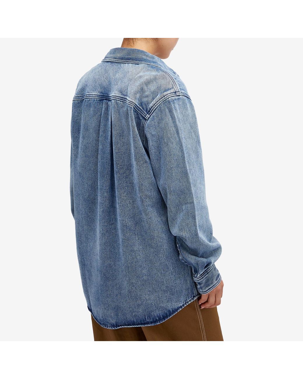Isabel Marant Talbot Denim Shirt in Blue | Lyst UK