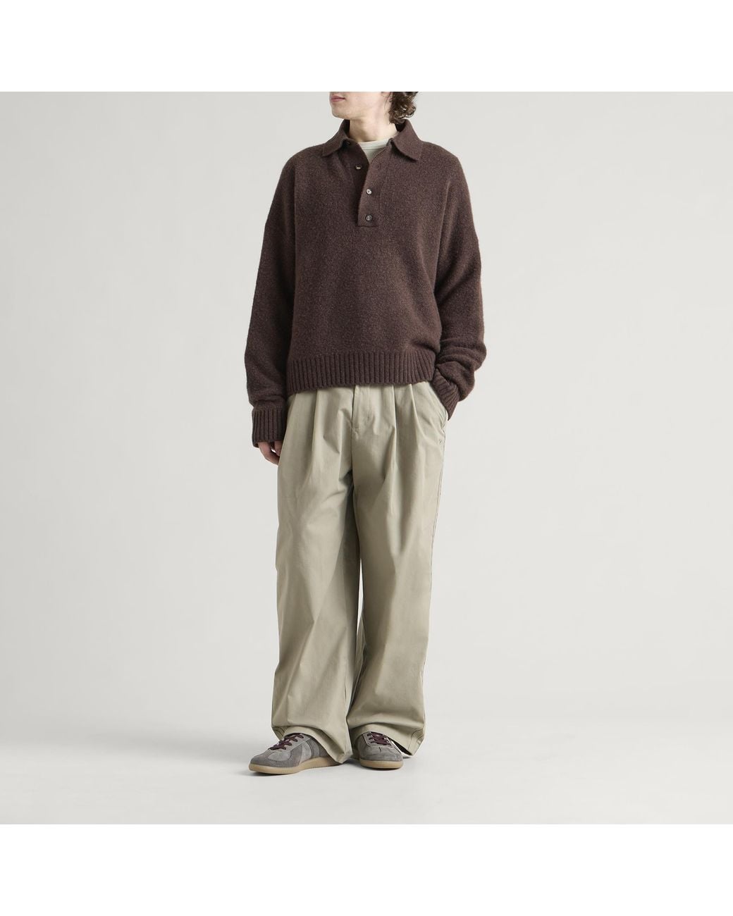 Adidas Green Pleated Pant for men