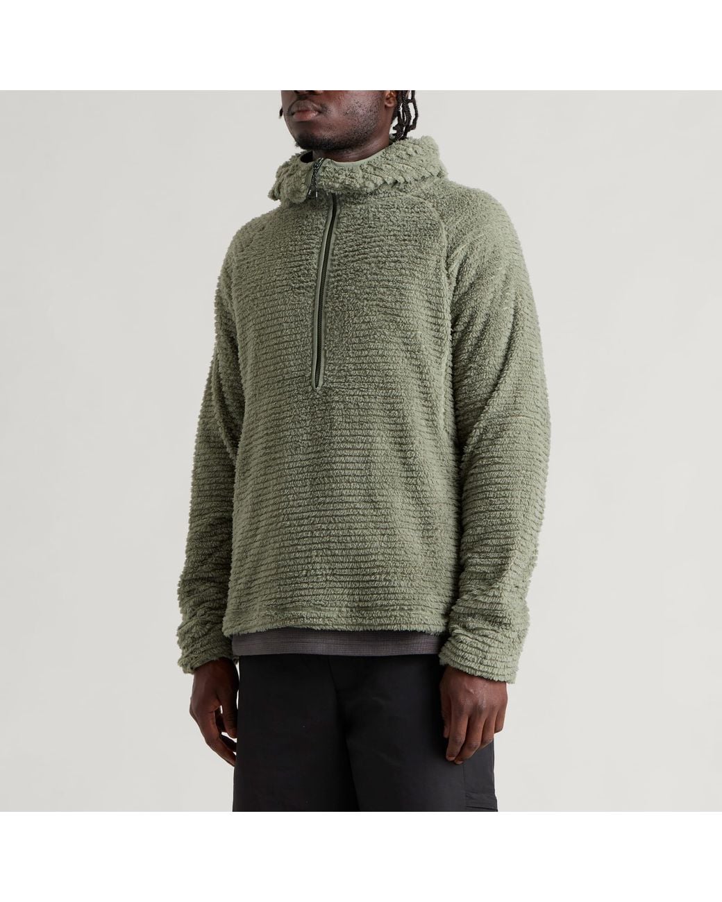 Purple Mountain Observatory Green Primaloft Ursa Zip Hoodie for men