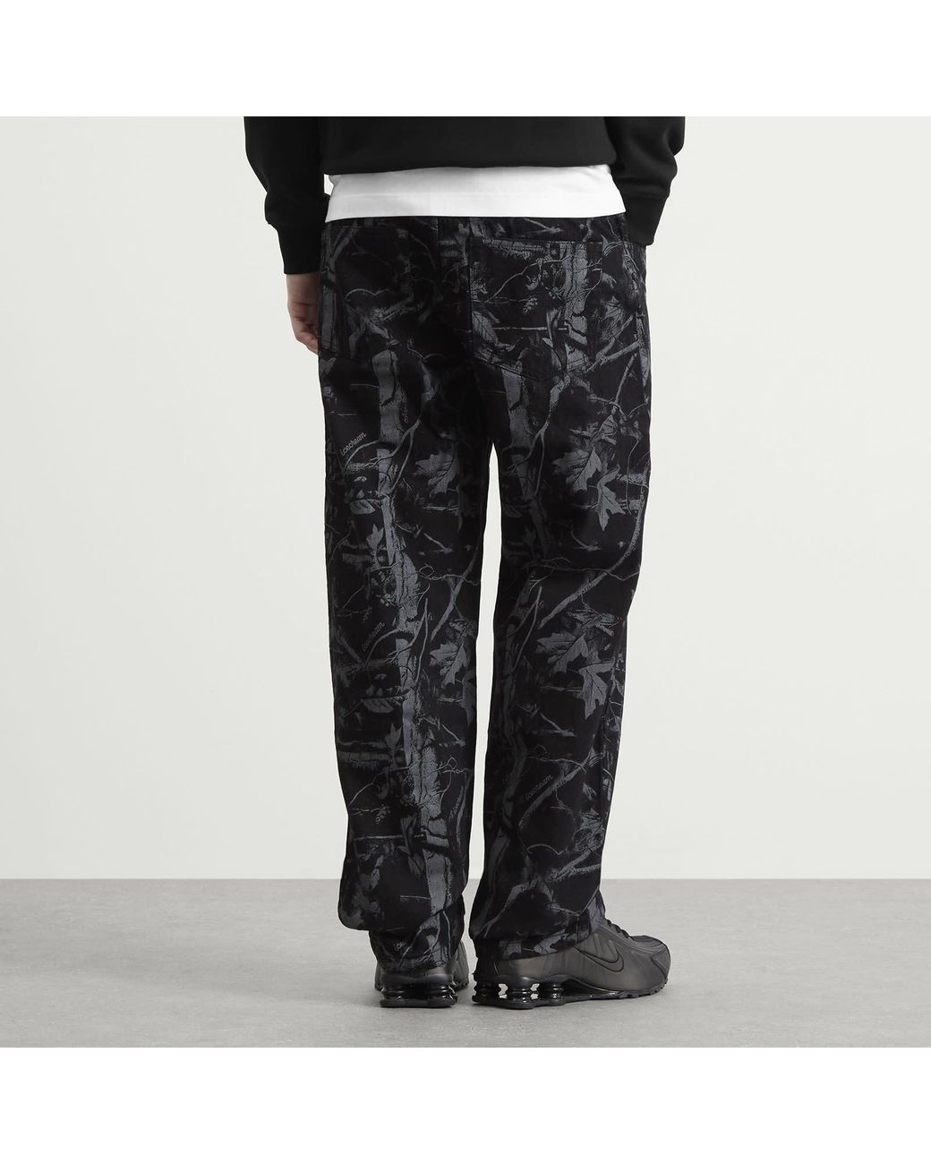 ICECREAM Gray Tree Camo Double Scoop Denim Pants for men