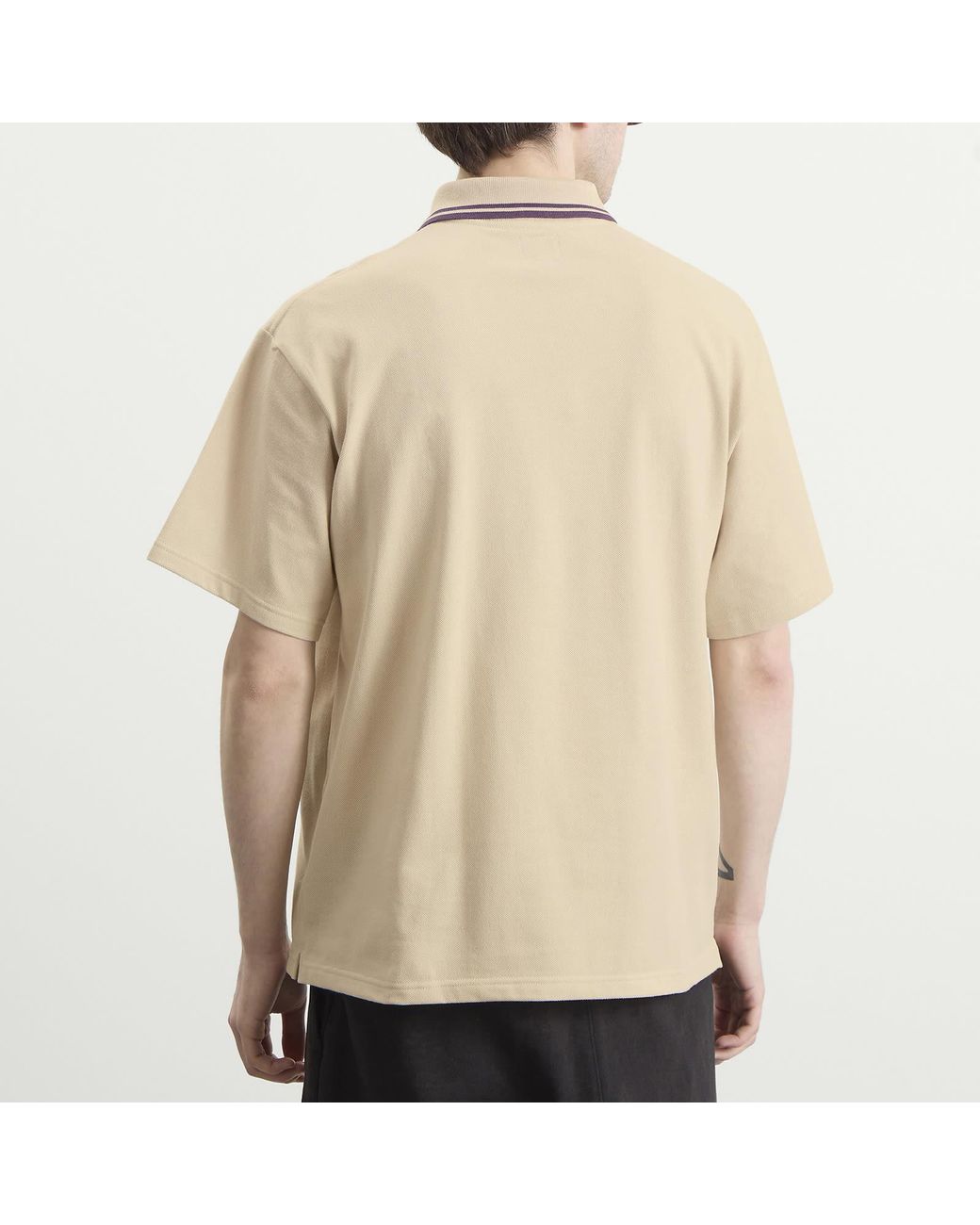 Needles Natural Pique Polo for men