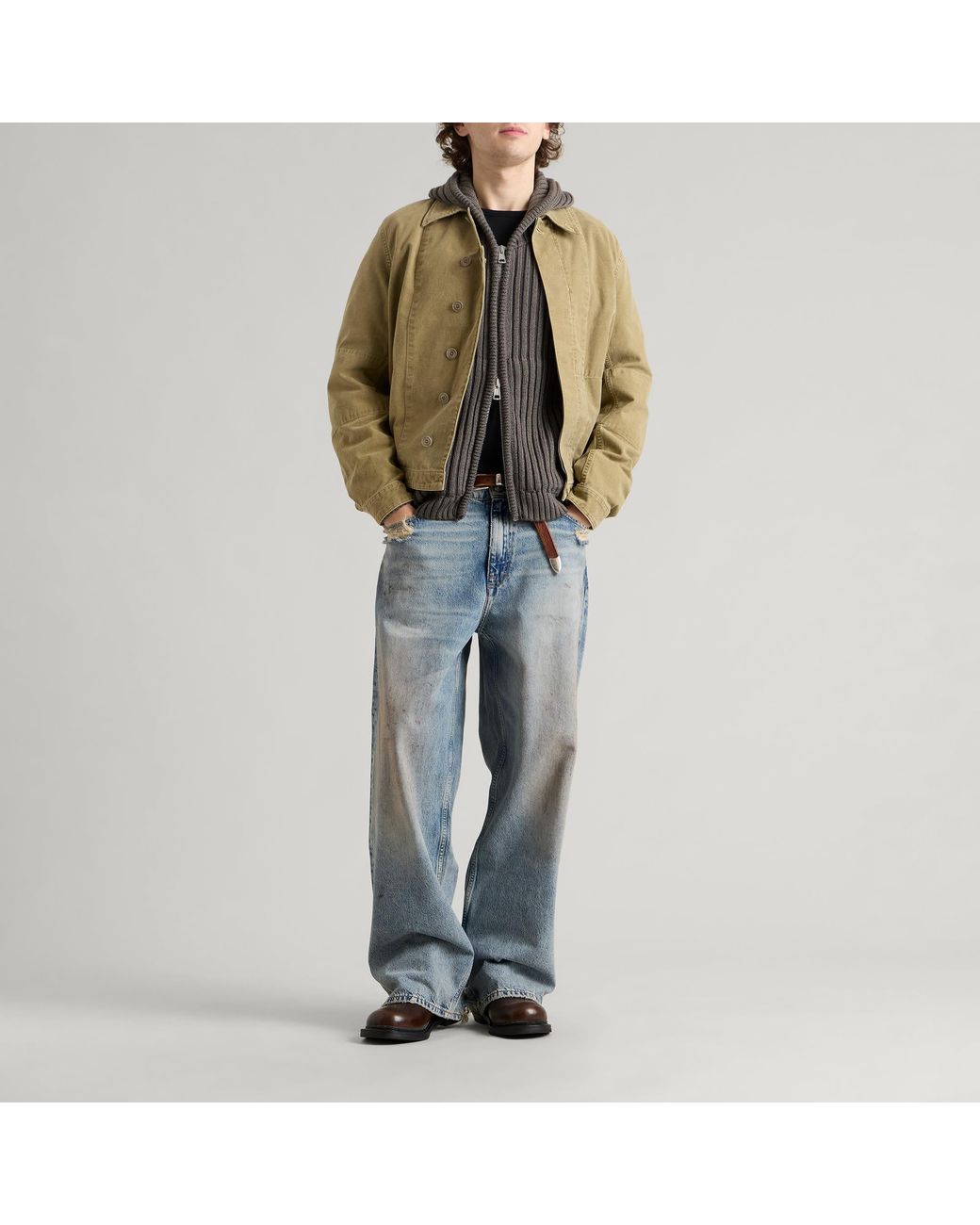Our Legacy Blue Reveal Wash Vast Cut for men