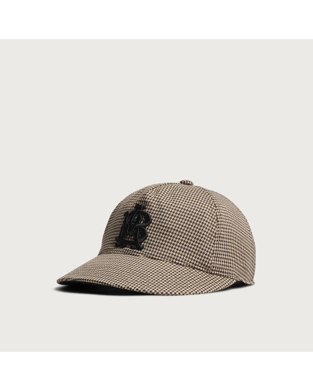 About Blank Brown Monogram Puppy Tooth Cap for men