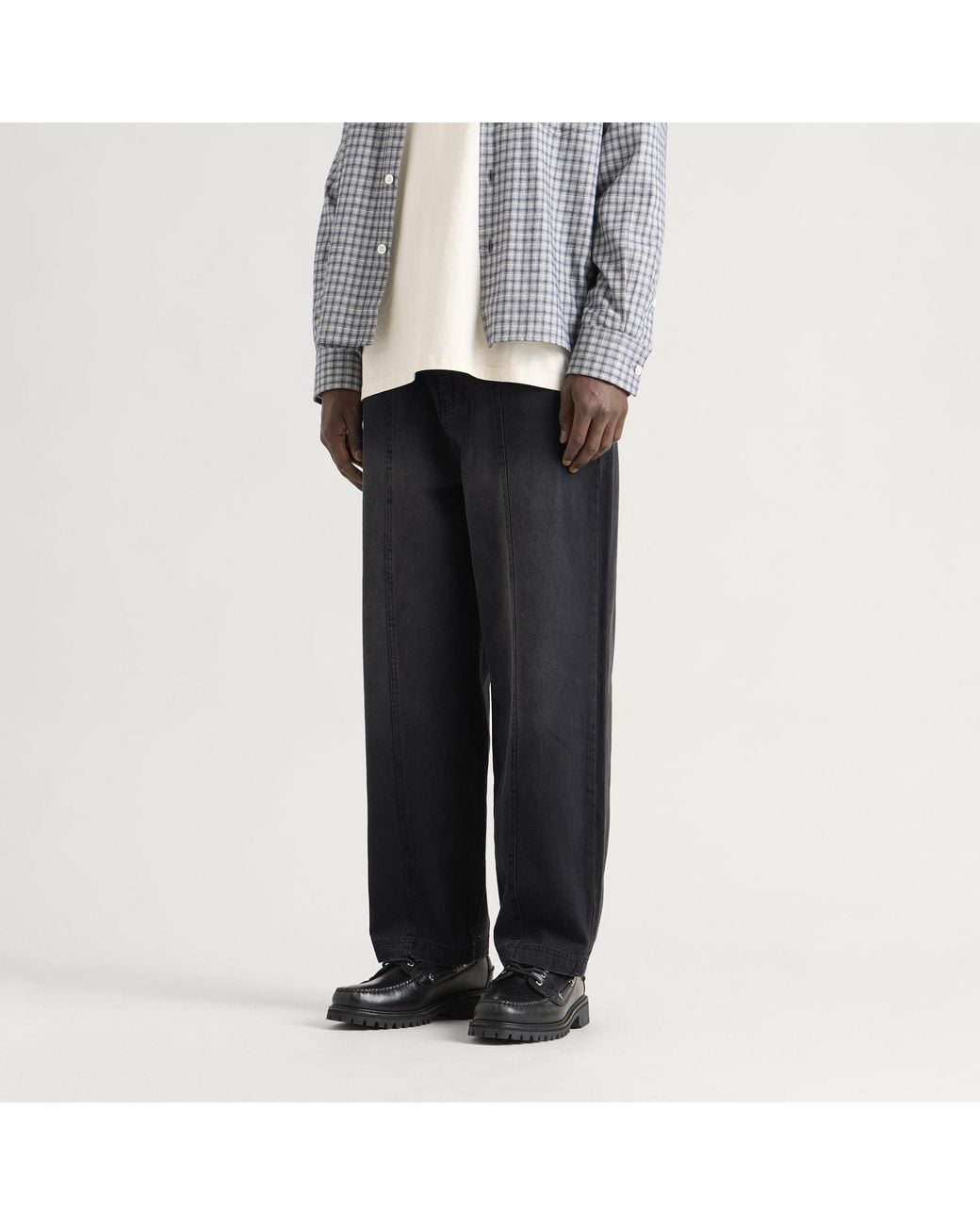 Umbro Black Washed Drill Pant for men