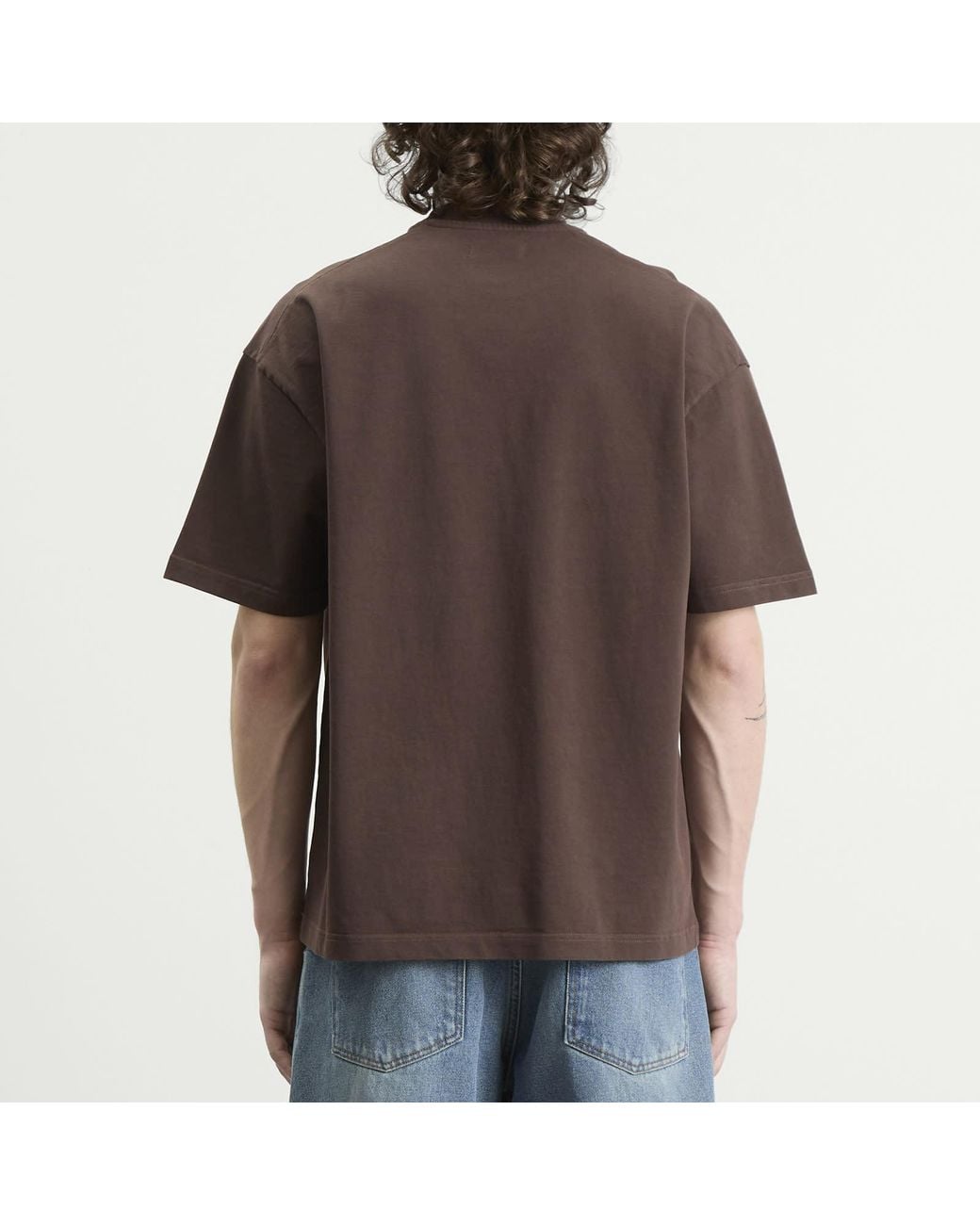 Annie Hood Brown College T-Shirt for men