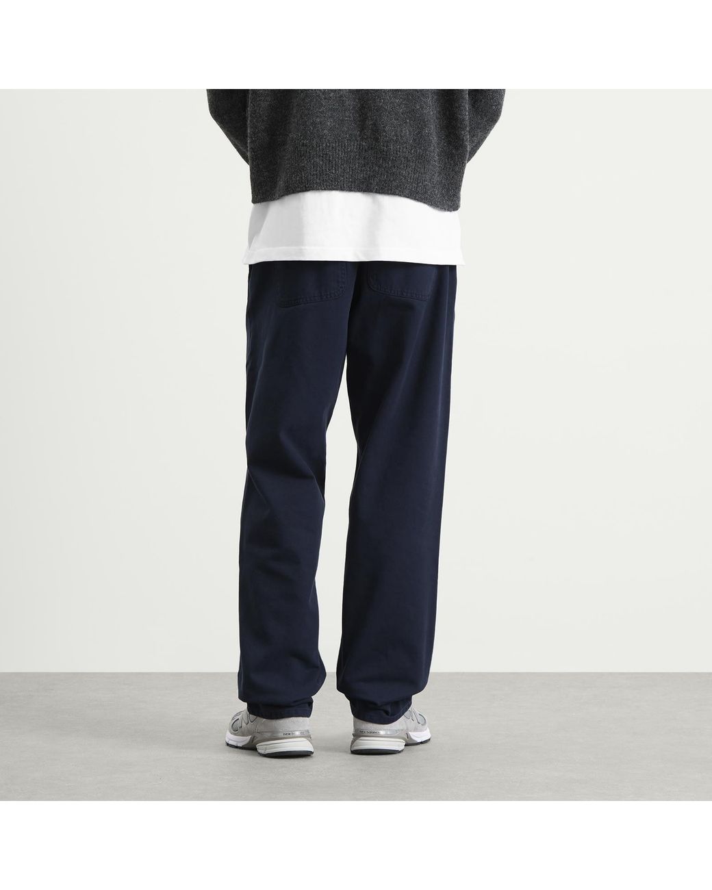 Forét Blue Clay Twill Trousers for men